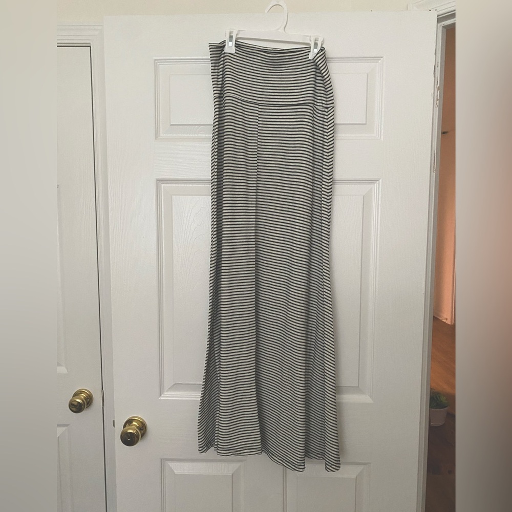 Promesa Women’s Maxi Skirt / Strapless Dress | Black & White | Medium